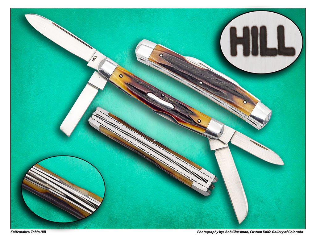 Tobin Hill – Four Blade Congress in Amber Stag – ** Prototype **